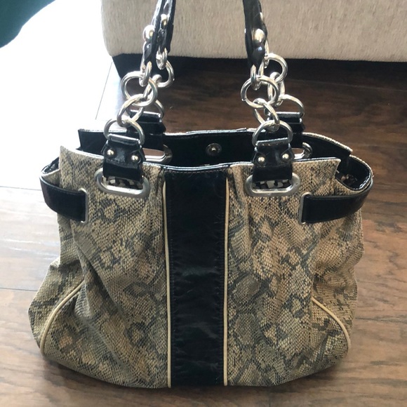 Snake skin tote - Picture 1 of 5